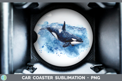 GorgeousWhales Sketch Car Coaster design.