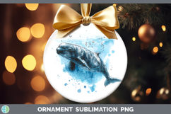 GorgeousWhales Sketch Ornament design.