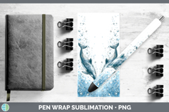 GorgeousWhales Sketch Pen Wrap design.