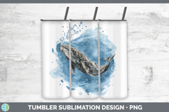 GorgeousWhales Sketch Tumbler design.