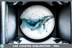 GorgeousWhales Sketch Car Coaster design.