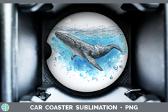 GorgeousWhales Sketch Car Coaster design.