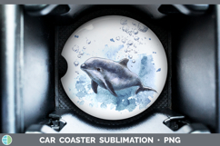 GorgeousWhales Sketch Car Coaster design.