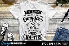 What happens at the campfire stays around SVG Product Image 1
