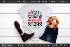 What Happens At Bingo SVG Cut File | Funny Bingo SVG File Product Image 2
