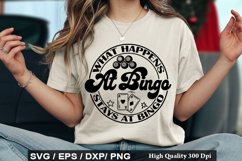 Bingo SVG Design - What Happens At Bingo stays at bingo Product Image 6
