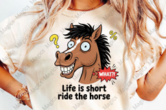 What Life Is Short Ride The Horse Sublimation Product Image 1