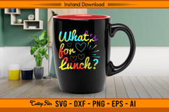 Colorful What’s For Lunch Lunch Lady SVG Product Image 3