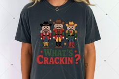 What's Crackin PNG, Cowboy Christmas PNG, Funny Christmas Product Image 3