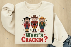 What's Crackin PNG, Cowboy Christmas PNG, Funny Christmas Product Image 6