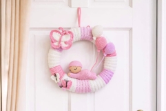 Newborn Baby Door Wreath Crochet Pattern Product Image 2