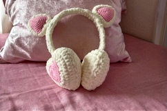 Crochet Heart Earmuffs Pattern Product Image 4