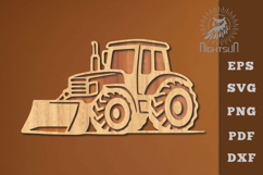 Wheel Loader Lasercut Decoration SVG Product Image 1