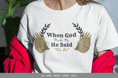 When God Made Me He Said "Ta Da" SVG Product Image 1