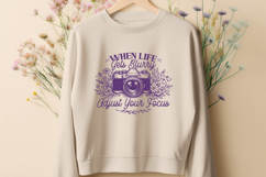 Photography SVG PNG, Camera Quote Shirt Floral Camera Design Product Image 2