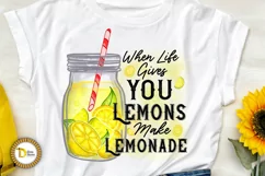 When Life Give You Lemons -Lemon Summer PNG Product Image 1
