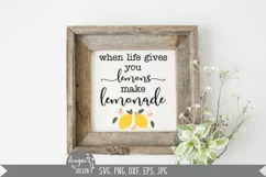 When Life Gives You Lemons Make Lemonade | Lemon SVG Product Image 1