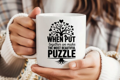 When Put Together We Make The Most Beautiful Puzzle SVG Product Image 3