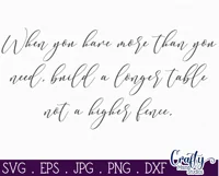 When You Have More Than You Need Farmhouse Home Sign Svg Product Image 2