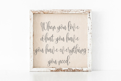 When You Love What You Have Product Image 2
