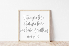 When You Love What You Have Product Image 3