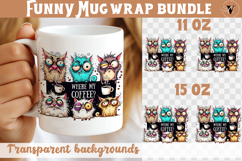 Mug wrap | Funny Cats | Where is my coffee? Product Image 1