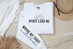 Spirit Lead Me Sleeve SVG, Christian SVG Design Product Image 3