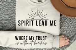 Spirit Lead Me Sleeve SVG, Christian SVG Design Product Image 2