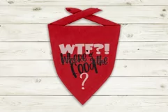 Wheres the food Dog Bandana Quote SVG Design Cricut For DIY