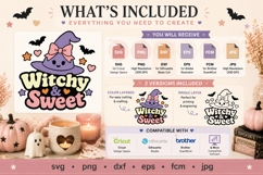 Witchy &amp; Sweet SVG File | Cute pastel Halloween SVG Product Image 5