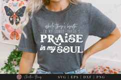 Praise In My Soul SVG PNG | Boho Christian PNG Product Image 6