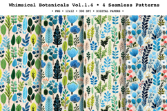 Whimsical Botanicals Seamless Pattern Vol.1.4 - 4 PNG Product Image 1