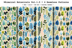 Whimsical Botanicals Seamless Pattern Vol.1.5 - 4 PNG Product Image 1