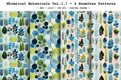 Whimsical Botanicals Seamless Pattern Vol.1.7 - 4 PNG Product Image 1