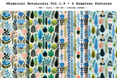 Whimsical Botanicals Seamless Pattern Vol.1.9 - 4 PNG Product Image 1