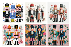 Whimsical Nutcracker Vol.1 Digital Paper, 40 PNG and JPEG Product Image 3