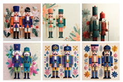 Whimsical Nutcracker Vol.1 Digital Paper, 40 PNG and JPEG Product Image 4