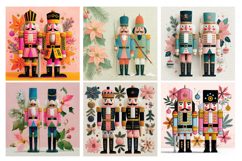 Whimsical Nutcracker Vol.1 Digital Paper, 40 PNG and JPEG Product Image 5