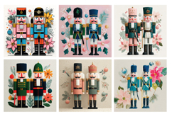Whimsical Nutcracker Vol.1 Digital Paper, 40 PNG and JPEG Product Image 7