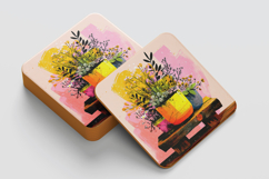 Whimsical Spring Herbs Digital Paper Pack, 20 PNG &amp; JPEG Product Image 7