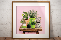 Whimsical Spring Herbs Digital Paper Pack, 20 PNG &amp; JPEG Product Image 8