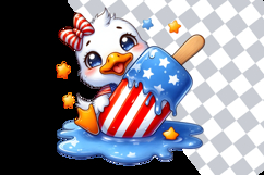 Whimsical 4th of July Animal PNG Clipart Bundle Product Image 2