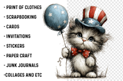 Whimsical 4th Of July Animals Clipart Product Image 2