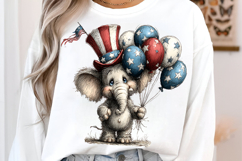 Whimsical 4th Of July Animals Clipart Product Image 3