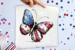 Whimsical 4th Of July Butterfly Clipart Product Image 2