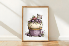 Whimsical 4th Of July Cupcake Clipart Product Image 3