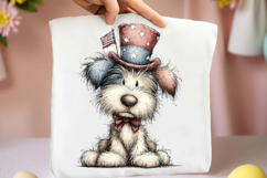 Whimsical 4th Of July Dogs Clipart Product Image 2