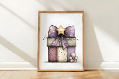 Whimsical 4th Of July Gift Box Clipart Product Image 3