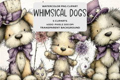 Whimsical 4th Of July Old Lady Clipart Product Image 1