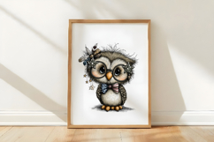 Whimsical 4th Of July Owl Clipart Product Image 3